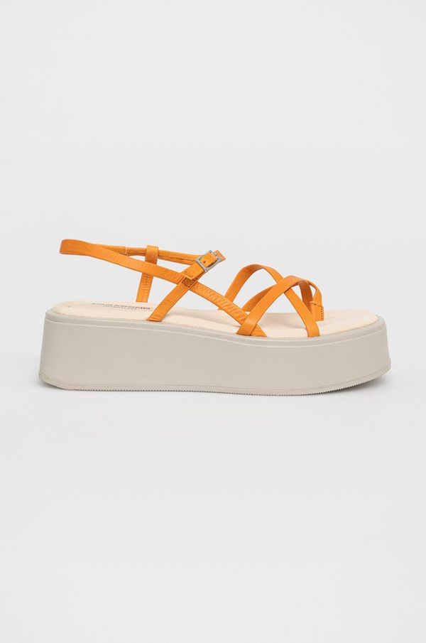 Vagabond Shoemakers Kožne sandale Vagabond Shoemakers Courtney za žene, boja: narančasta