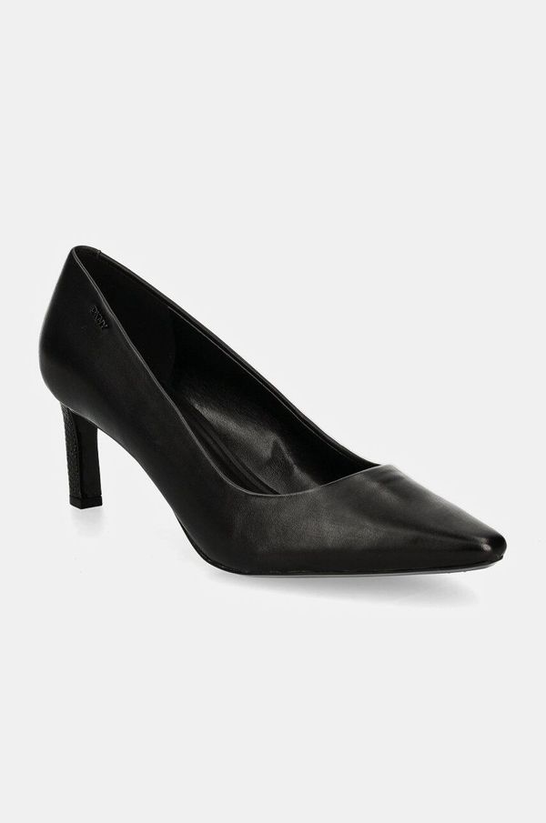 DKNY Kožne štikle Dkny Charlie boja: crna, K3496787