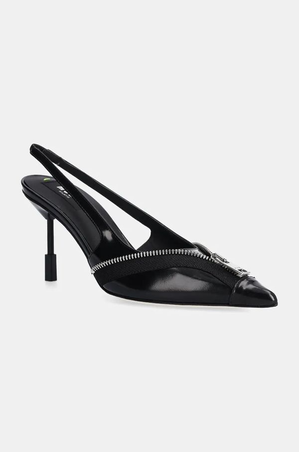 MSGM Kožne štikle MSGM boja: crna, 3742MDS934