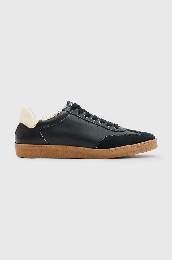 AllSaints Kožne tenisice AllSaints Leo boja: crna, MF718X