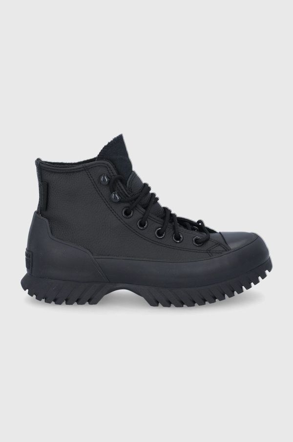 Converse Kožne tenisice Converse Chuck Taylor All Star Lugged Winter 2.0 za žene, boja: crna, 171427C.BLACK-BLACK