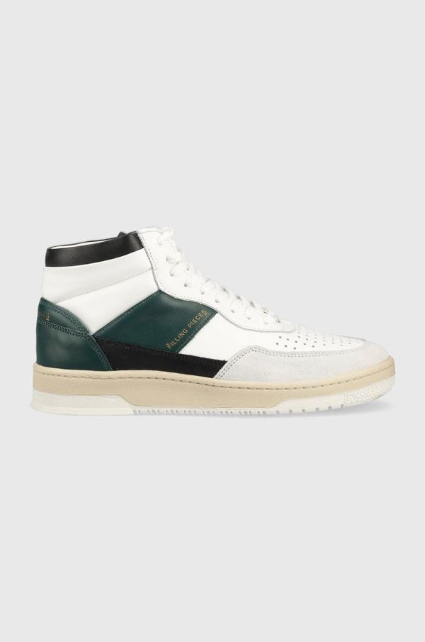 Filling Pieces Kožne tenisice Filling Pieces Mid Ace Spin boja: zelena, 55333491926