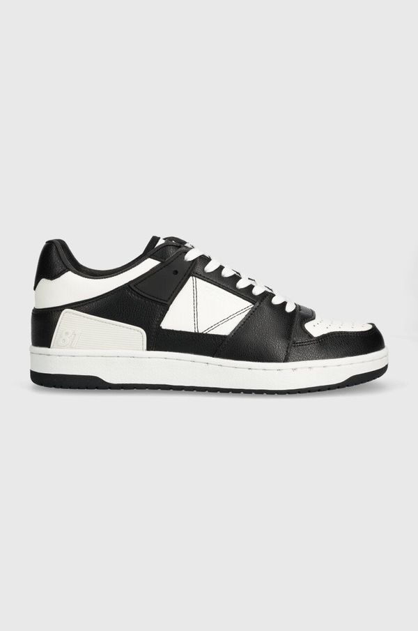 Guess Kožne tenisice Guess SAVA LOW boja: crna, FMJSAW ELE12