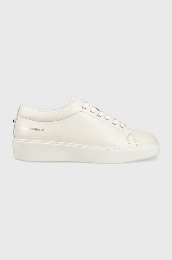 Karl Lagerfeld Kožne tenisice Karl Lagerfeld FLINT boja: bijela, KL53320