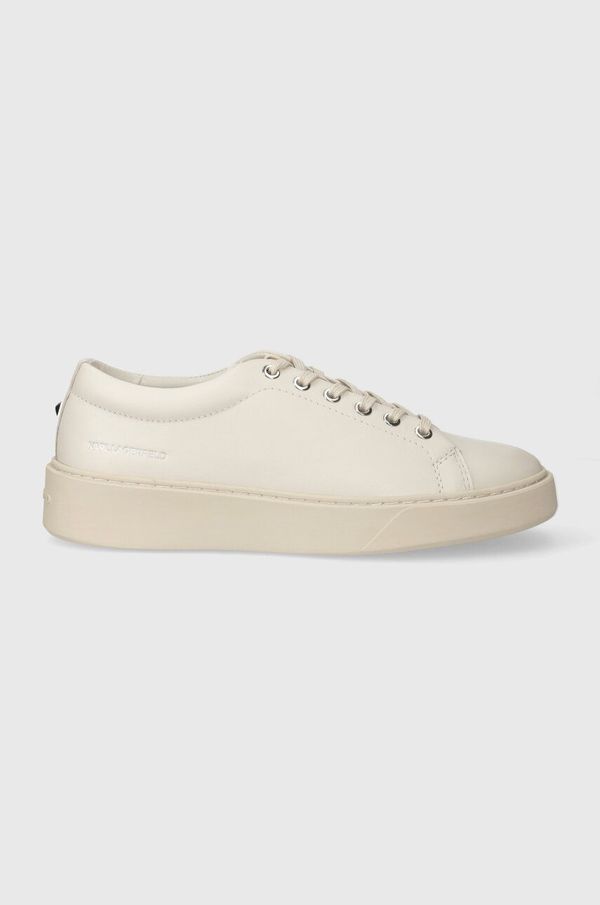 Karl Lagerfeld Kožne tenisice Karl Lagerfeld FLINT boja: bijela, KL53320A