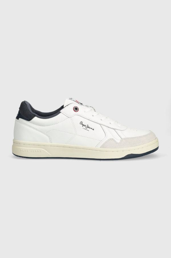 Pepe Jeans Kožne tenisice Pepe Jeans PMS00013 boja: bijela, KORE BRIT M