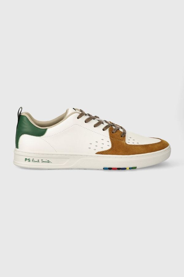 PS Paul Smith Kožne tenisice PS Paul Smith Cosmo boja: bijela