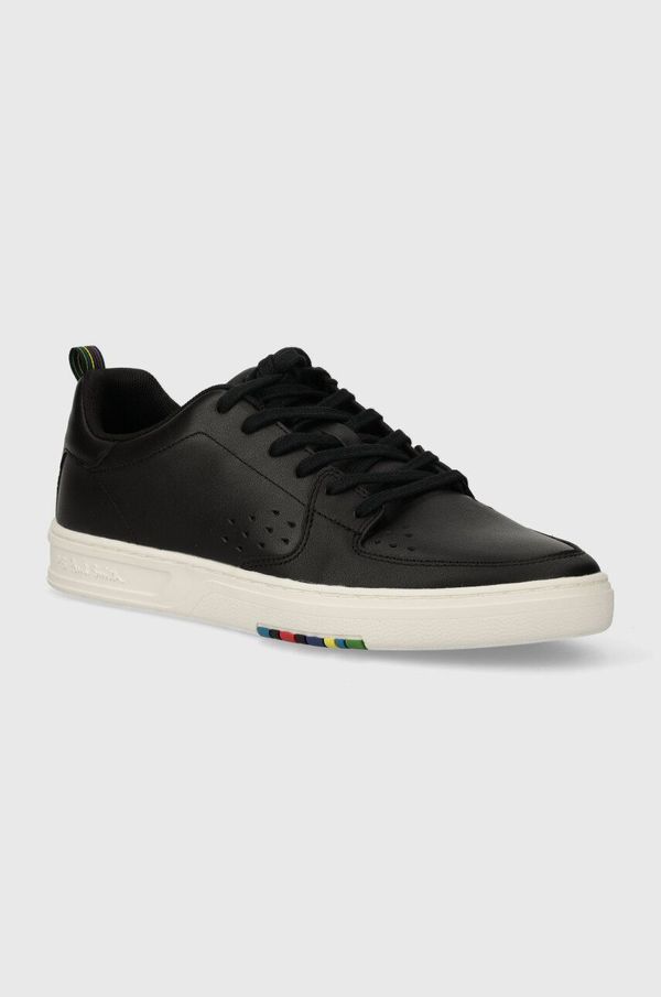 PS Paul Smith Kožne tenisice PS Paul Smith Cosmo boja: crna