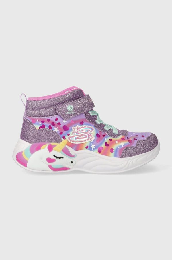 Skechers Kožne tenisice Skechers UNICORN DREAMS boja: ljubičasta