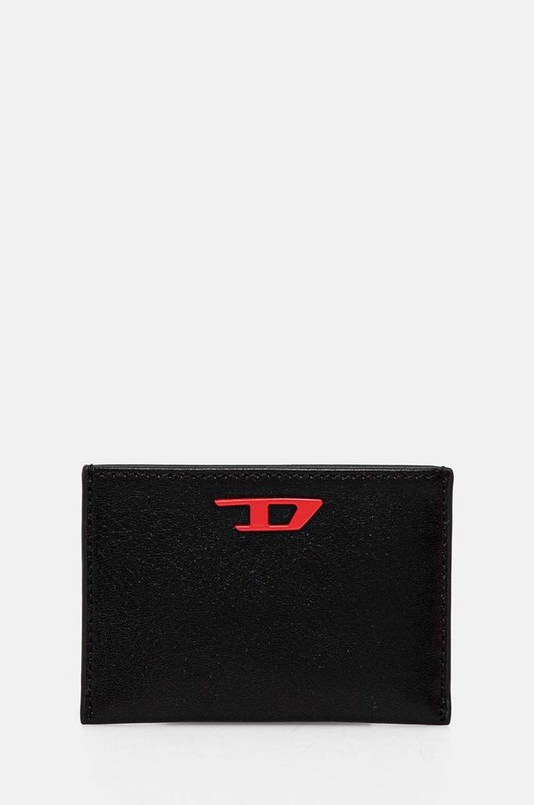 Diesel Kožni etui za kartice Diesel RAVE CARD CASE boja: crna, X09904.P3738