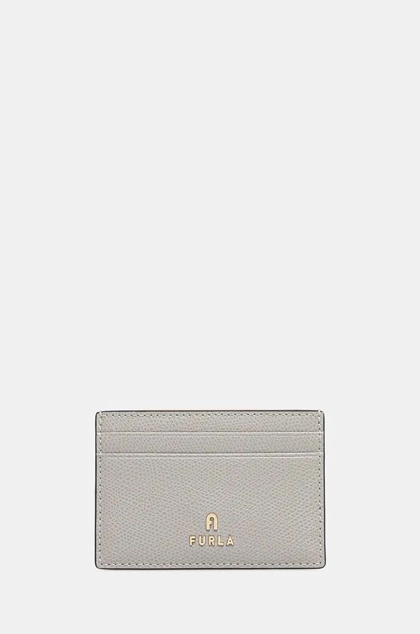 Furla Kožni etui za kartice Furla boja: siva, WP00305.ARE000.3291S