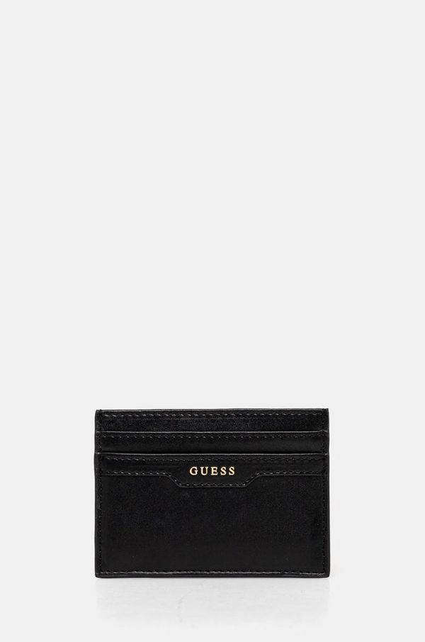 Guess Kožni etui za kartice Guess boja: crna, RW1693 P4401