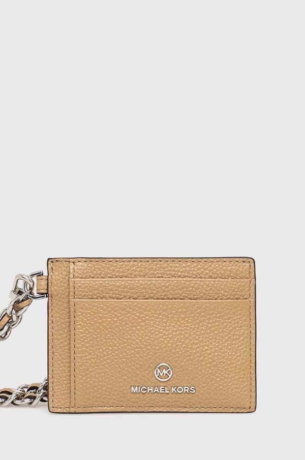 MICHAEL Michael Kors Kožni etui za kartice MICHAEL Michael Kors za žene, boja: smeđa