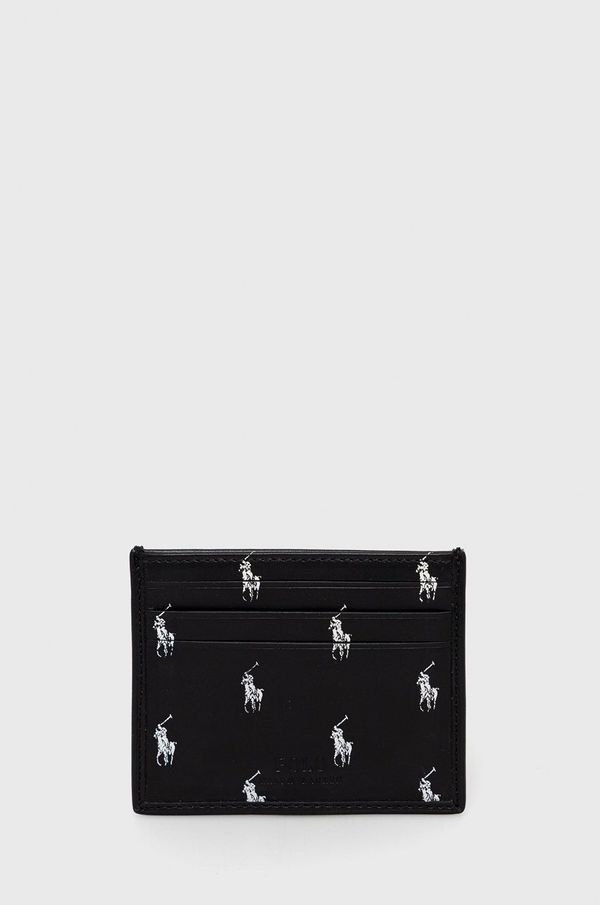 Polo Ralph Lauren Kožni etui za kartice Polo Ralph Lauren za muškarce, boja: crna, 405845400001