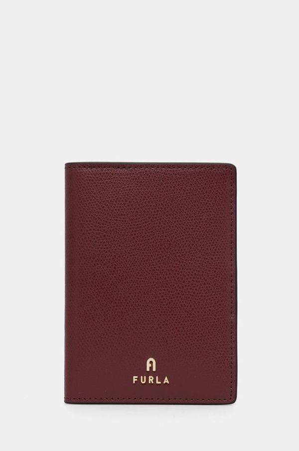 Furla Kožni etui za putovnicu Furla boja: bordo, WP00309 ARE000 3574S