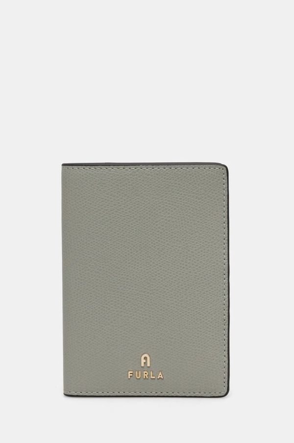 Furla Kožni etui za putovnicu Furla boja: siva, WP00309 ARE000 3573S