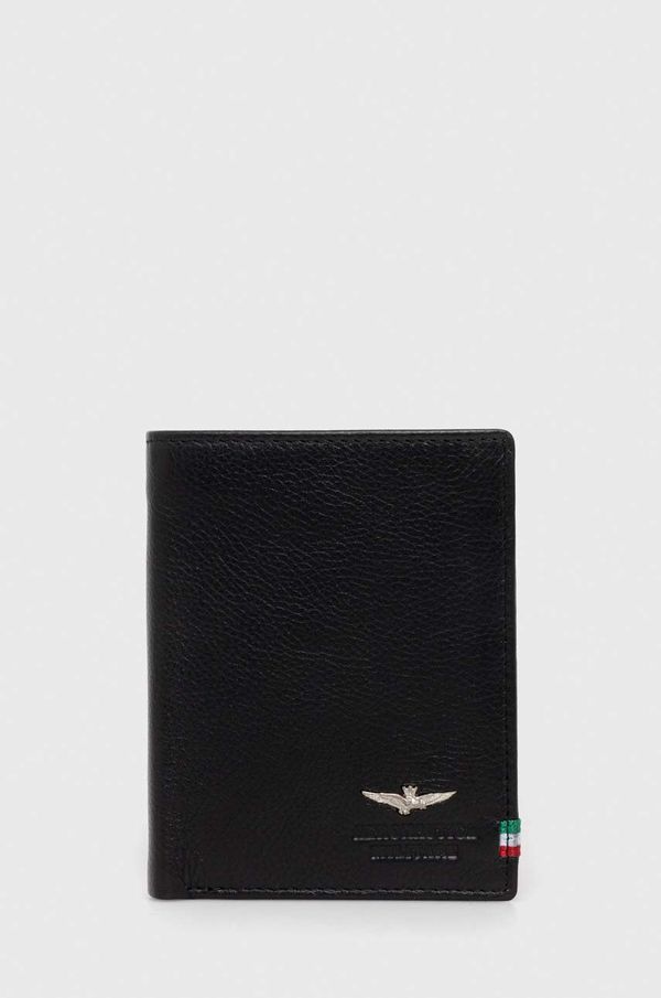 Aeronautica Militare Kožni novčanik Aeronautica Militare za muškarce, boja: crna