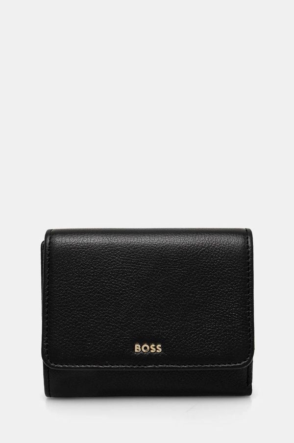 Boss Kožni novčanik BOSS za žene, boja: crna, 50523685
