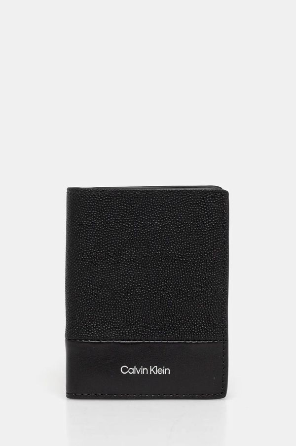 Calvin Klein Kožni novčanik Calvin Klein za muškarce, boja: crna, K50K512679