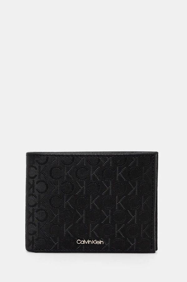 Calvin Klein Kožni novčanik Calvin Klein za muškarce, boja: crna, K50K512684