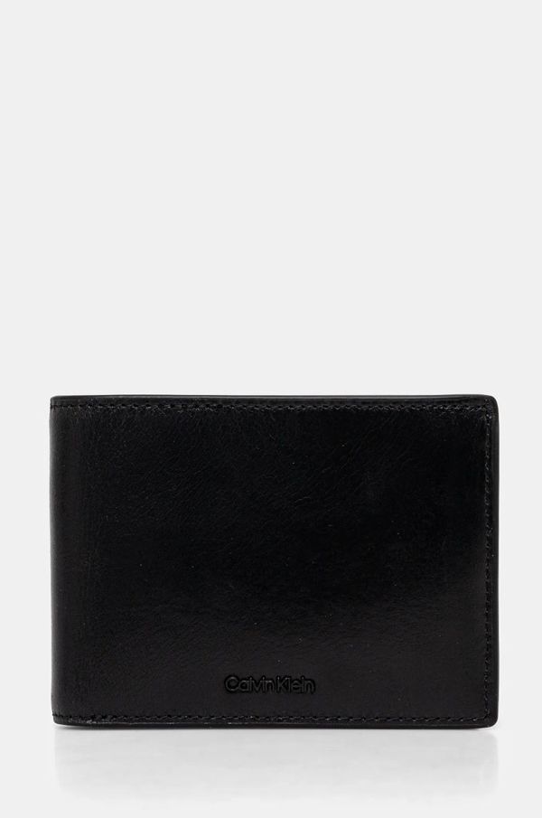 Calvin Klein Kožni novčanik Calvin Klein za muškarce, boja: crna, K50K512699