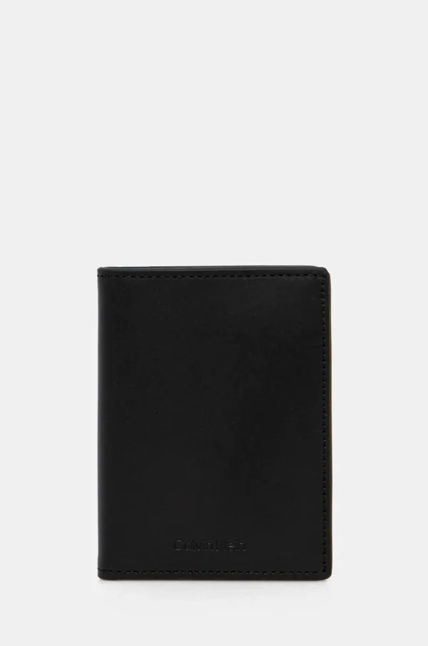Calvin Klein Kožni novčanik Calvin Klein za muškarce, boja: crna, K50K512846