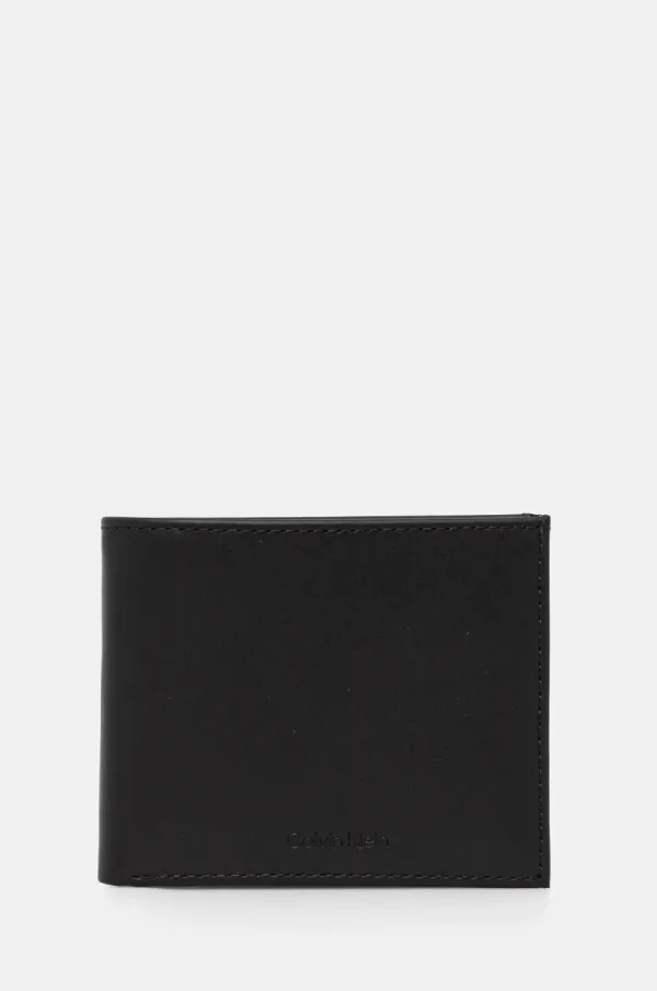 Calvin Klein Kožni novčanik Calvin Klein za muškarce, boja: crna, K50K512923