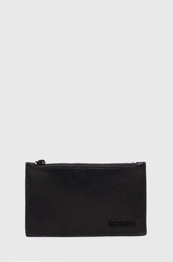 Calvin Klein Kožni novčanik Calvin Klein za muškarce, boja: crna