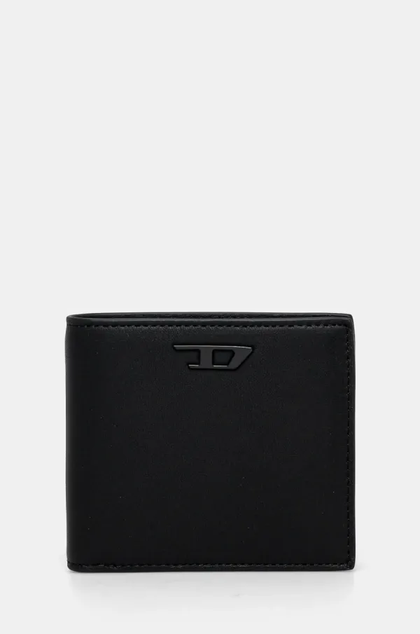 Diesel Kožni novčanik Diesel RAVE RAVE BI-FOLD COIN S walle za muškarce, boja: crna, X09903.PR227