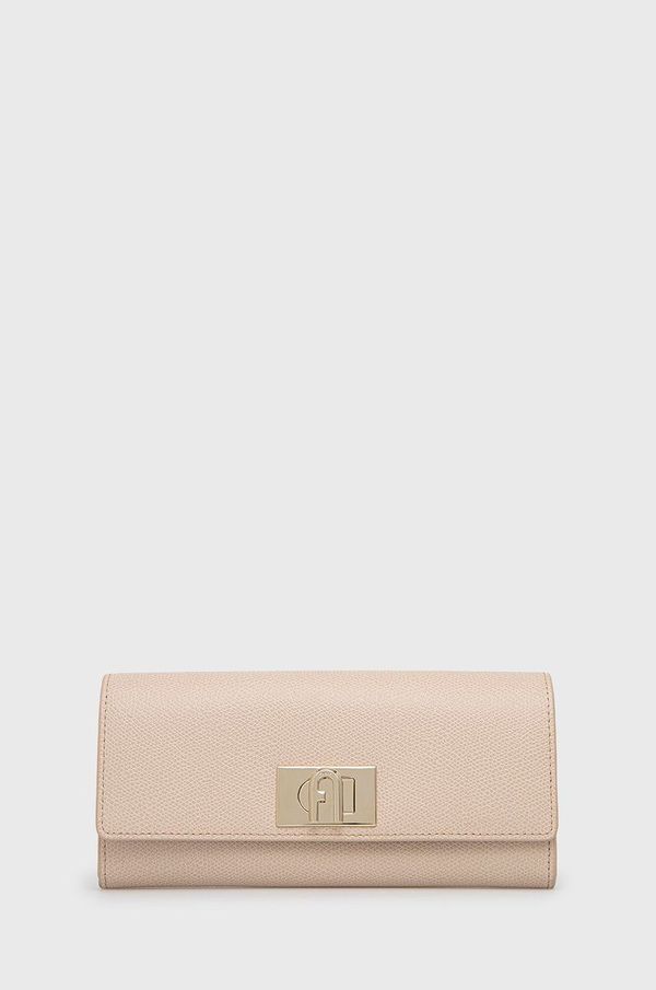 Furla Kožni novčanik Furla za žene, boja: bež