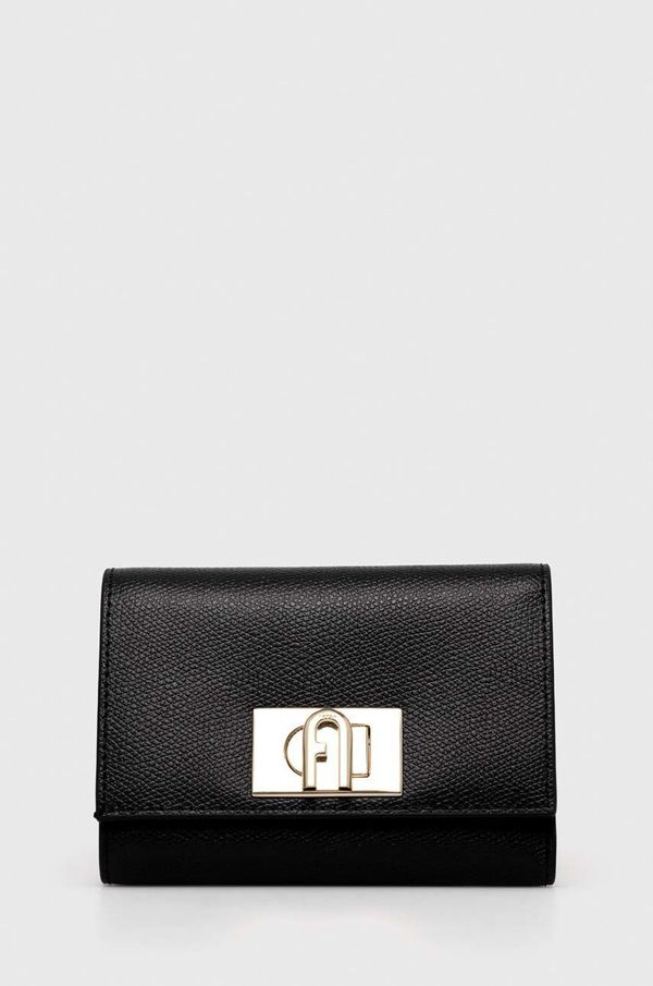 Furla Kožni novčanik Furla za žene, boja: crna