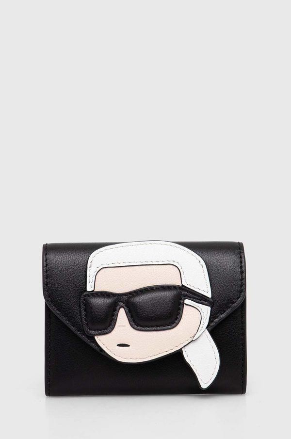 Karl Lagerfeld Kožni novčanik Karl Lagerfeld za žene, boja: crna, 245W3214
