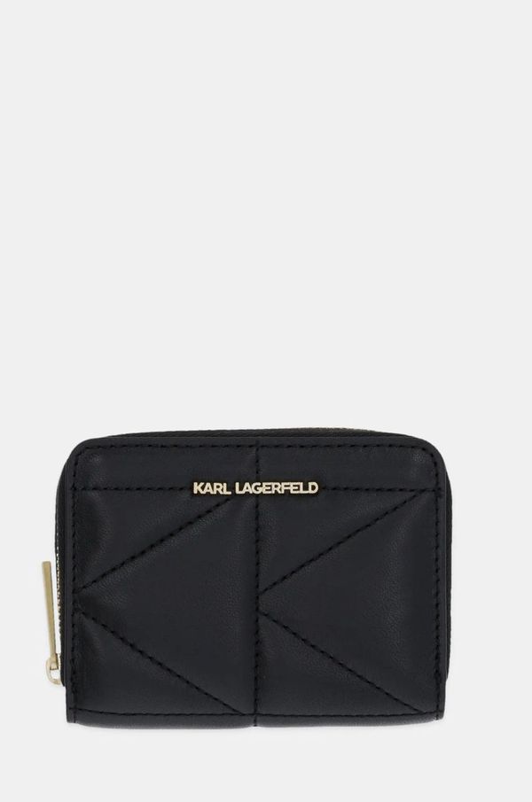 Karl Lagerfeld Kožni novčanik Karl Lagerfeld za žene, boja: crna, A1W32064