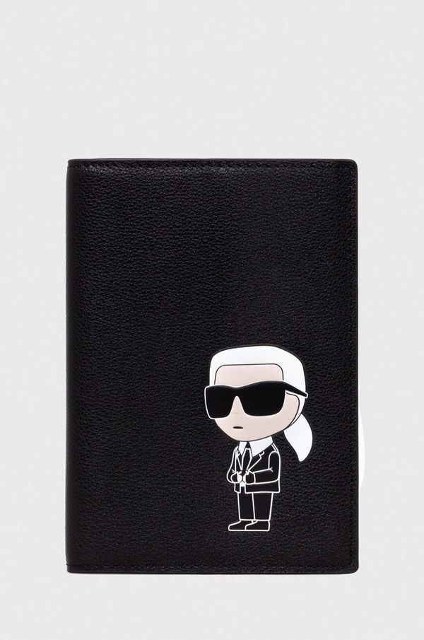 Karl Lagerfeld Kožni novčanik Karl Lagerfeld za žene, boja: crna