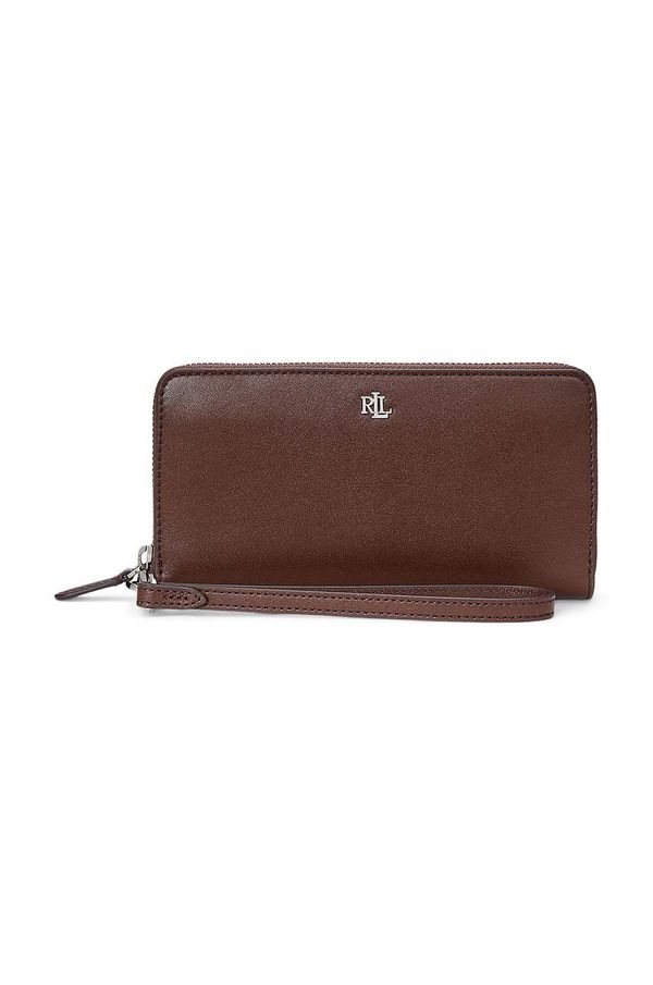 Lauren Ralph Lauren Kožni novčanik Lauren Ralph Lauren za žene, boja: smeđa, 432915357