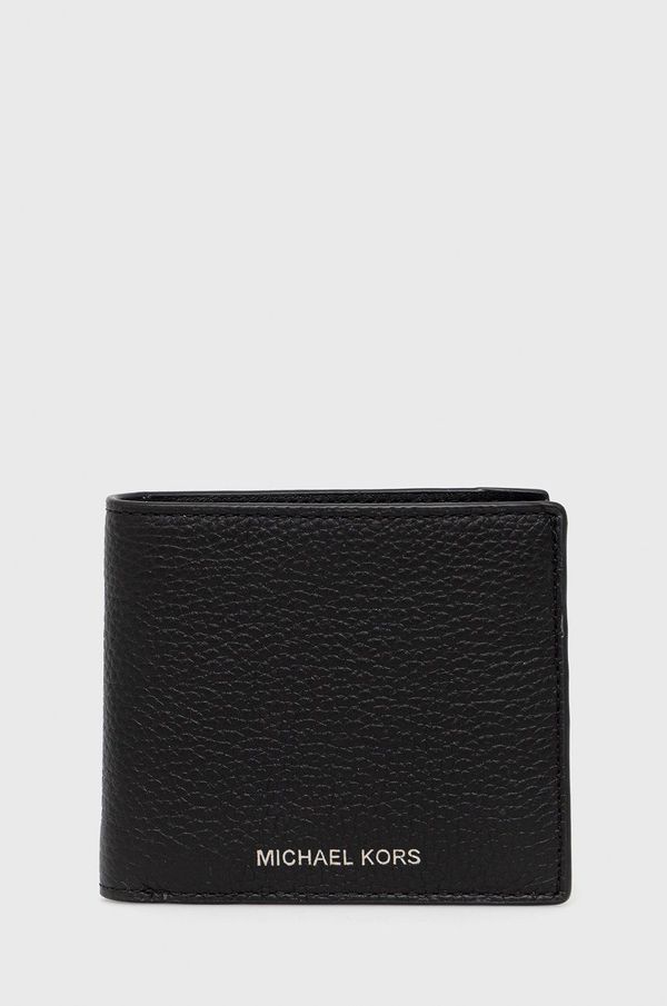 Michael Kors Kožni novčanik Michael Kors za muškarce, boja: crna