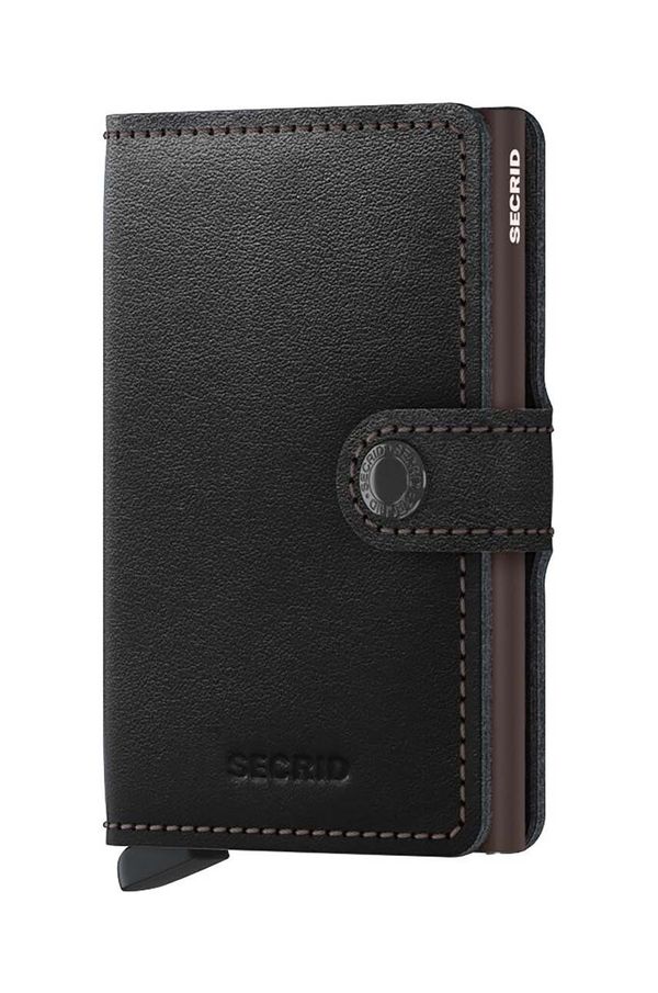 Secrid Kožni novčanik Secrid Black & Brown boja: crna