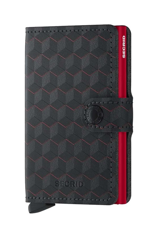Secrid Kožni novčanik Secrid Optical Black-Red boja: crna