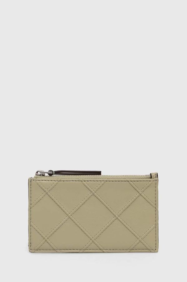 Tory Burch Kožni novčanik Tory Burch za žene, boja: zelena