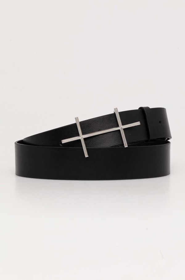 HELIOT EMIL Kožni remen Calvin Klein Jeans za muškarce, boja: crna, 16.91.BLK01