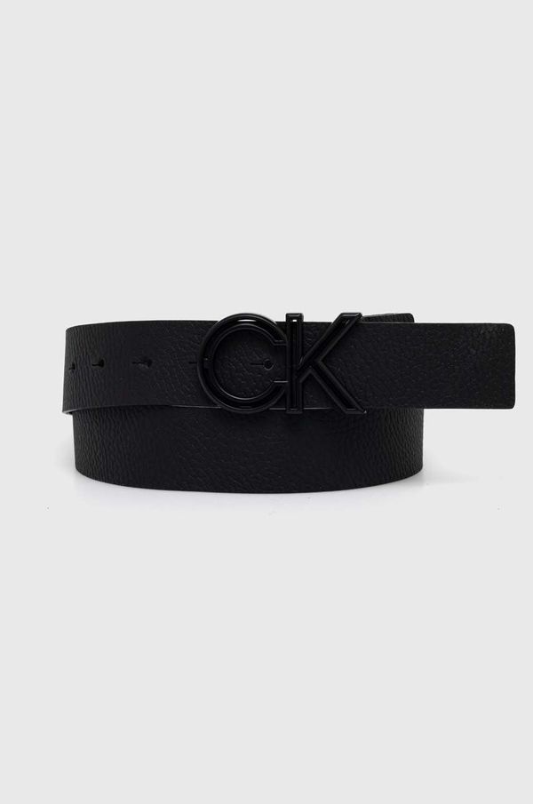 Calvin Klein Kožni remen Calvin Klein za muškarce, boja: crna, K50K509201