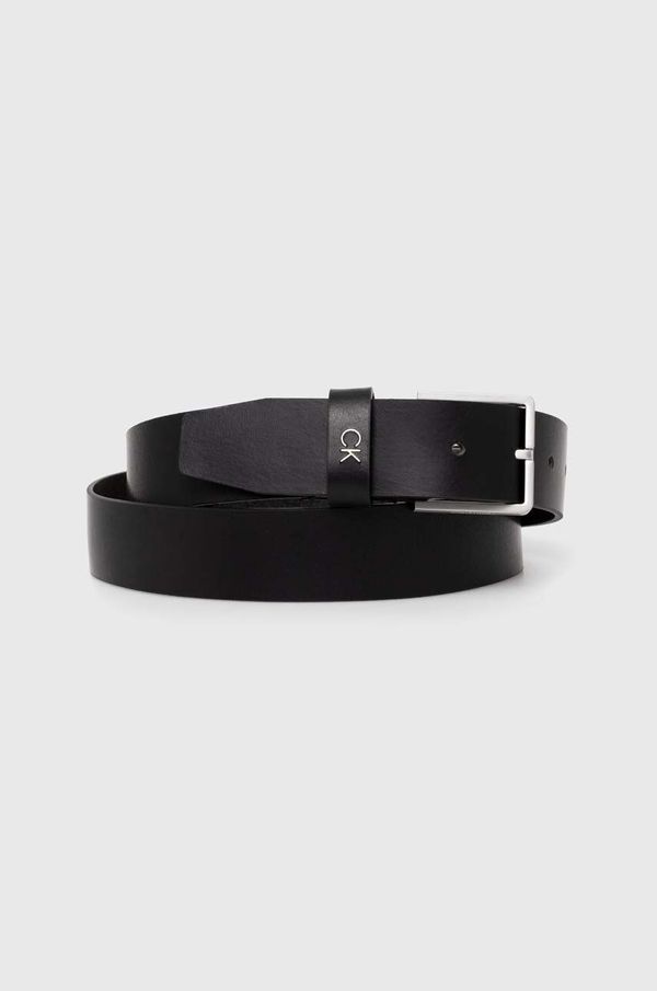 Calvin Klein Kožni remen Calvin Klein za muškarce, boja: crna, K50K510083