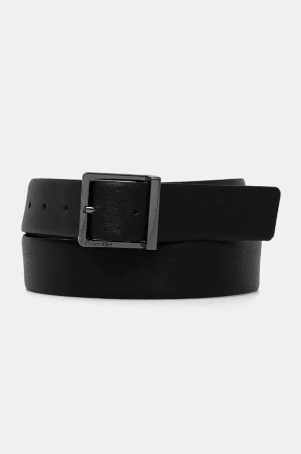 Calvin Klein Kožni remen Calvin Klein za muškarce, boja: crna, K50K512837
