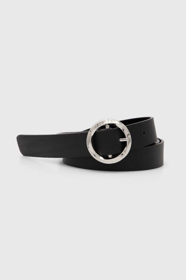Calvin Klein Kožni remen Calvin Klein za žene, boja: crna, K60K612211