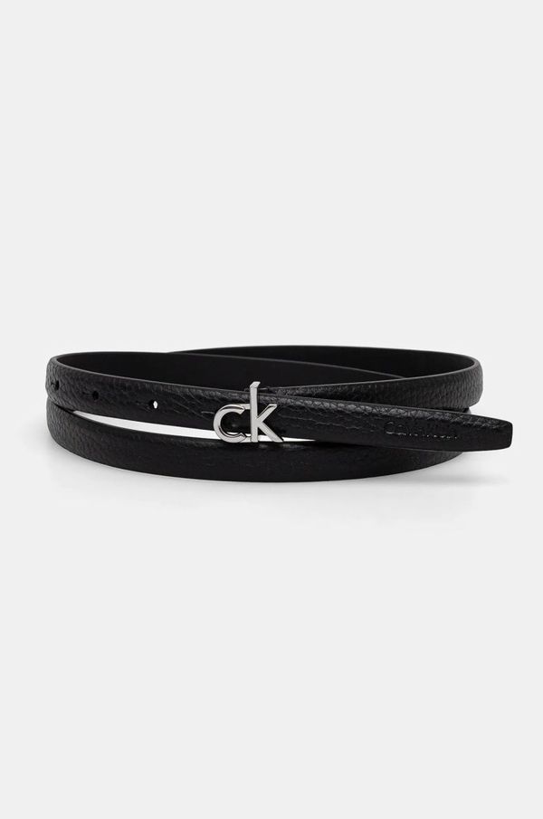 Calvin Klein Kožni remen Calvin Klein za žene, boja: crna, K60K612858