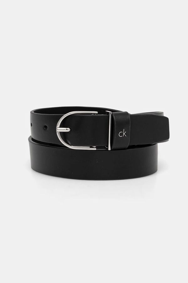 Calvin Klein Kožni remen Calvin Klein za žene, boja: crna, K60K612861