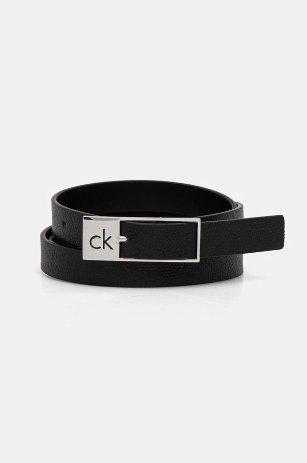 Calvin Klein Kožni remen Calvin Klein za žene, boja: crna, K60K612864