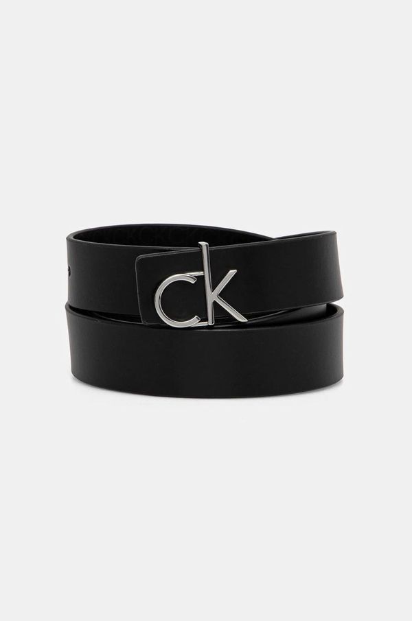 Calvin Klein Kožni remen Calvin Klein za žene, boja: crna, K60K613074