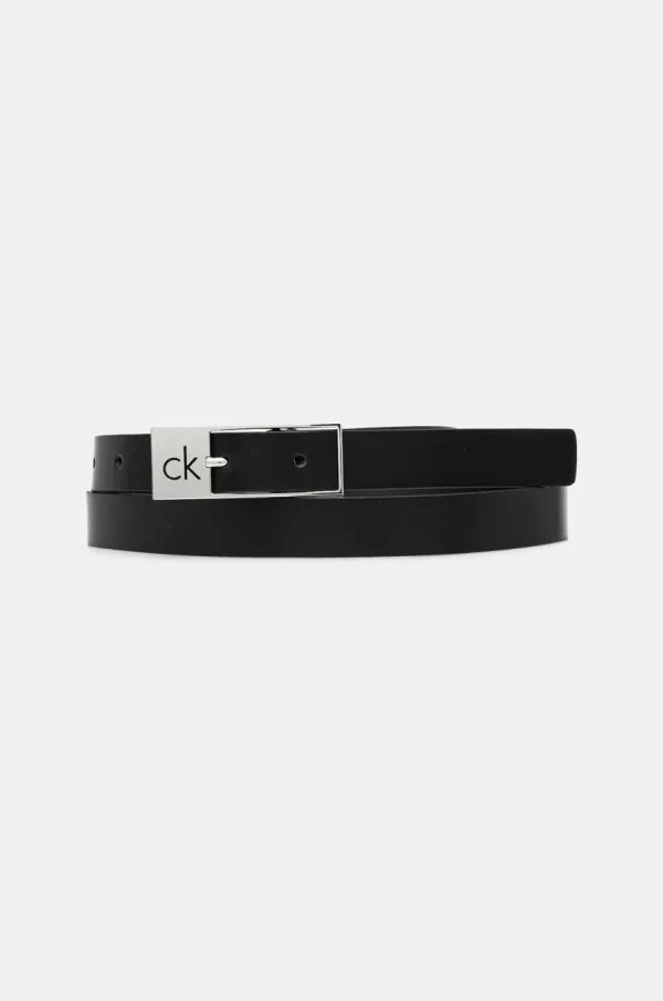 Calvin Klein Kožni remen Calvin Klein za žene, boja: crna, K60K613155