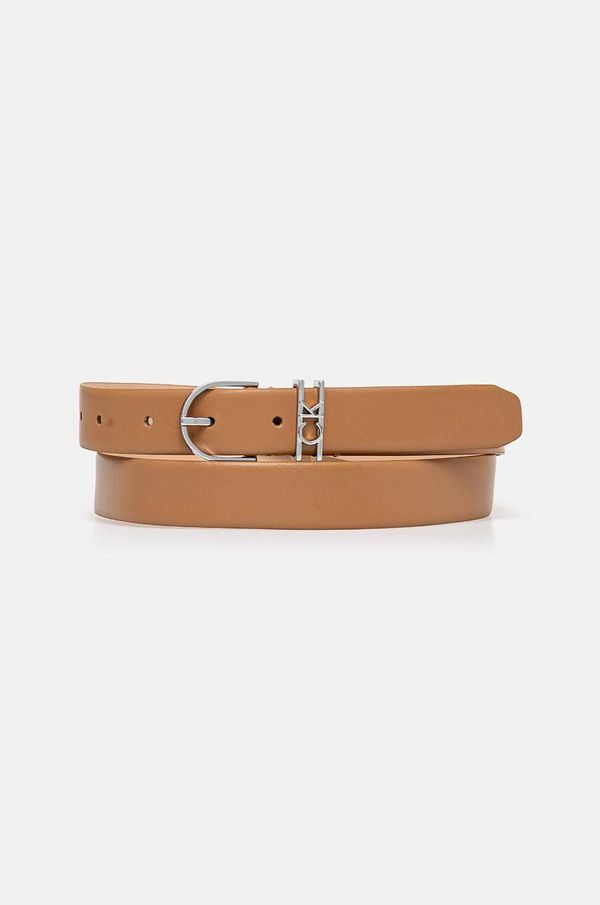 Calvin Klein Kožni remen Calvin Klein za žene, boja: smeđa, K60K612362